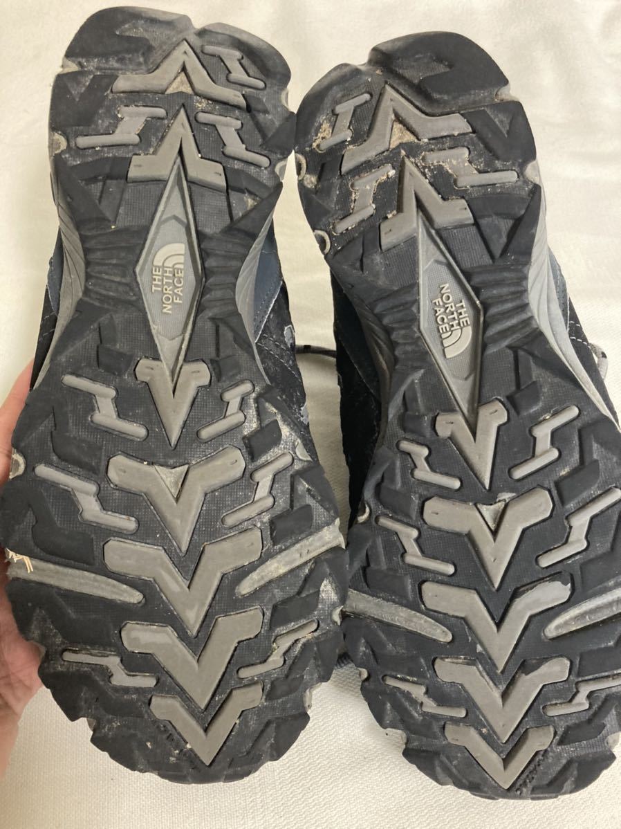 【激安】最終特割 正規品 THE NORTH FACE ノースフェイス Ultra105 GTX XCR 27.5cm（26.5〜27cmの方用）ブラック/グレー ゴアT 洗濯済_画像6