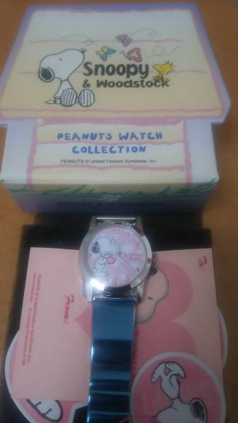  Snoopy four ever Rav pink watch 
