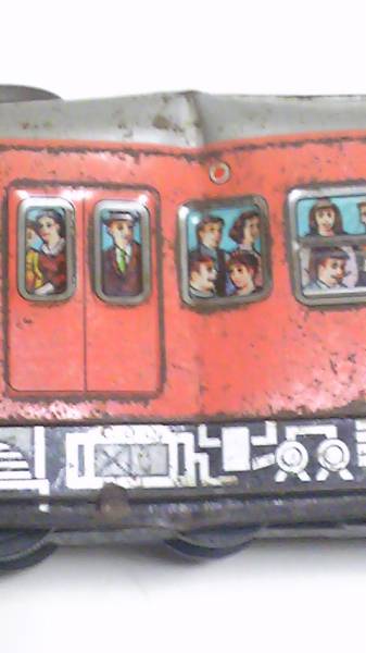昭和レトロ　イチコー　電車のブリキおもちゃ_画像3
