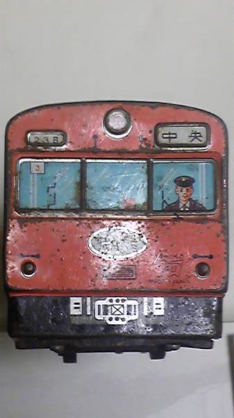 昭和レトロ　イチコー　電車のブリキおもちゃ_画像2