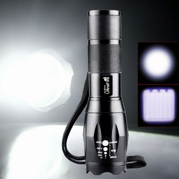  army for *CREE XM-L T6 2000 lumen flashlight + holder * zoom attaching 