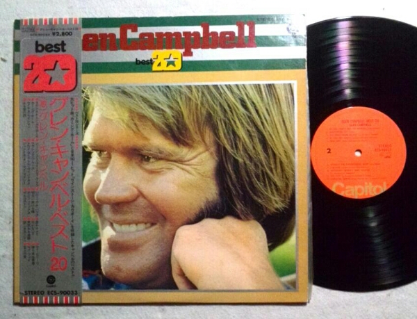 邦盤帯付LP グレンキャンベル/ベスト20 GLEN CAMPBELL_画像1