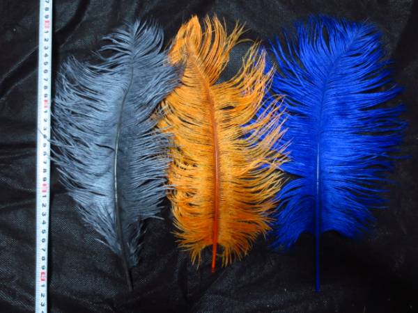  handicrafts feather bargain!!! Ostrich 3ps.@1580 jpy dress artificial flower 11