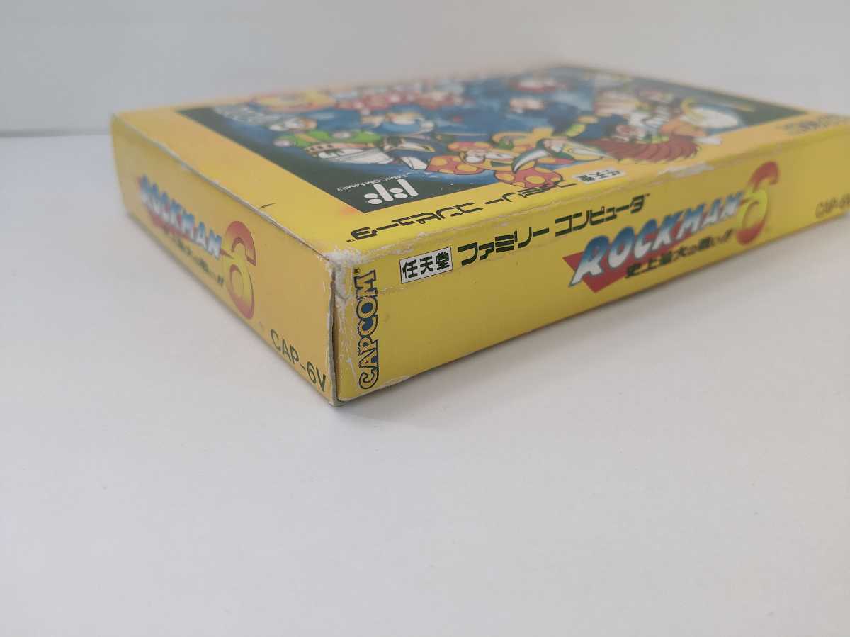 ファミコンソフト ファミコン ROCKMAN CAPCOM ロックマン 6 ファミコンソフト ファミコン ROCKMAN CAPCOM ロックマン 6