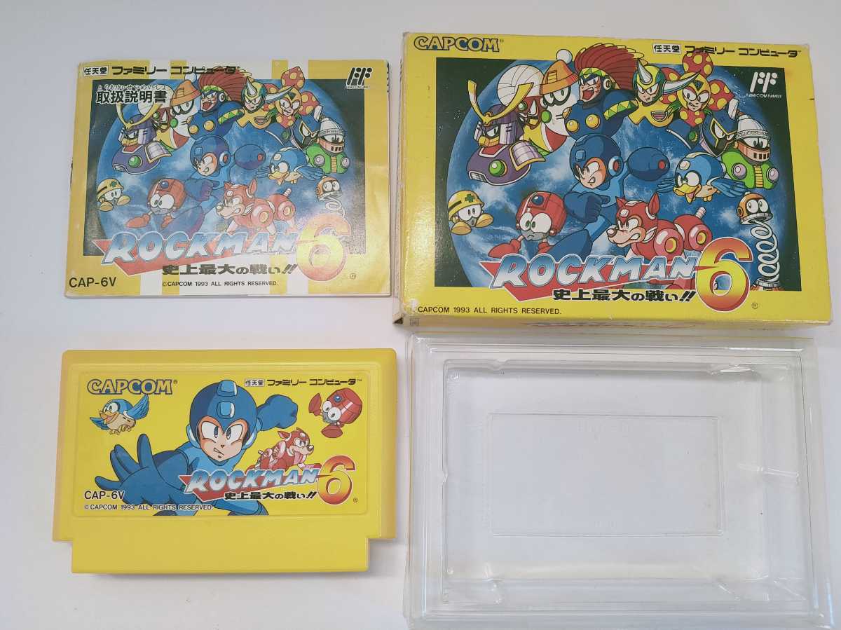ファミコンソフト ファミコン ROCKMAN CAPCOM ロックマン 6 ファミコンソフト ファミコン ROCKMAN CAPCOM ロックマン 6