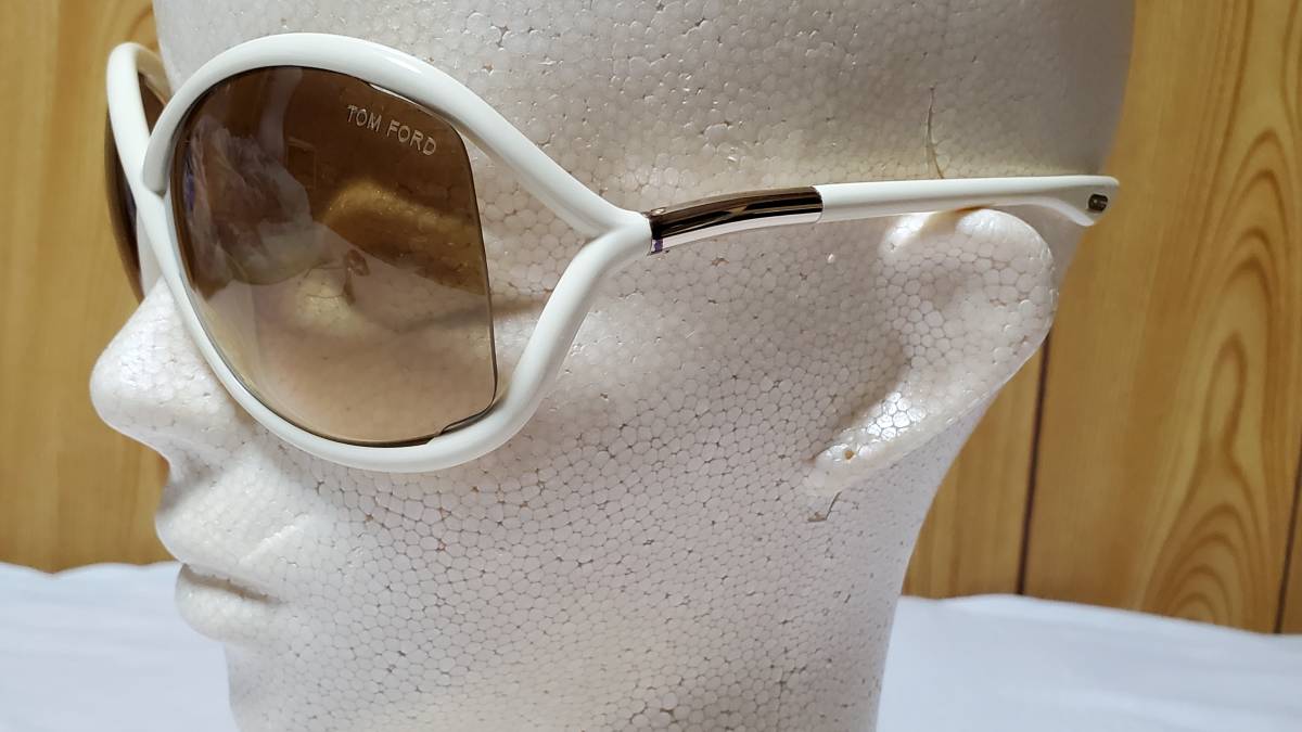 正規良 激レア トムフォードTOM FORD ゴールドメタリックサングラス黒