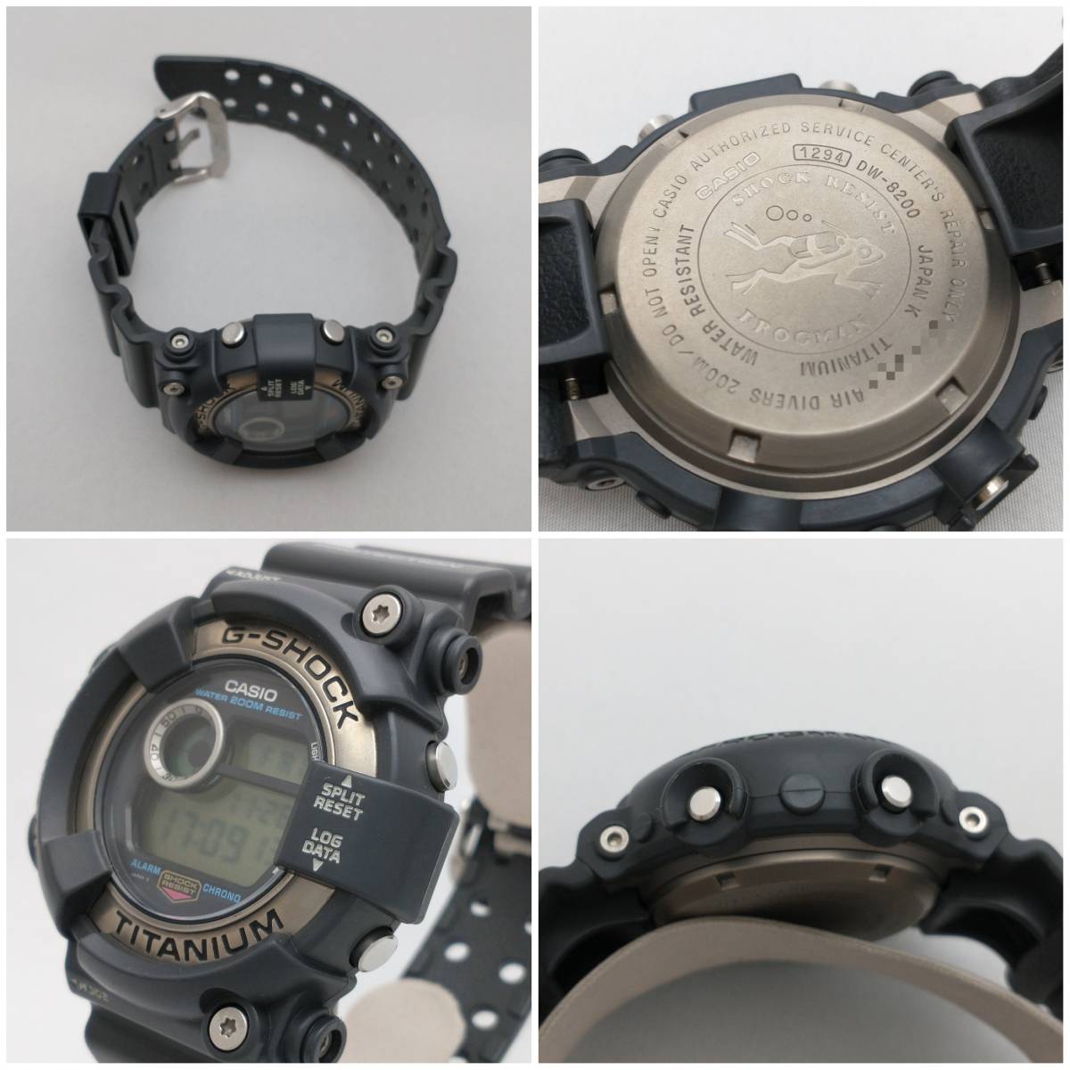 CASIO カシオ G-SHOCK ジーショック FROGMAN フロッグマン DW-8200 クォーツ 腕時計 店舗受取可_画像5