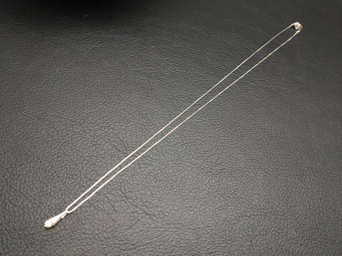 豊富な国産 ヤフオク! - 一粒 ダイヤ 0.13ct デザイン ネックレス K18 ...