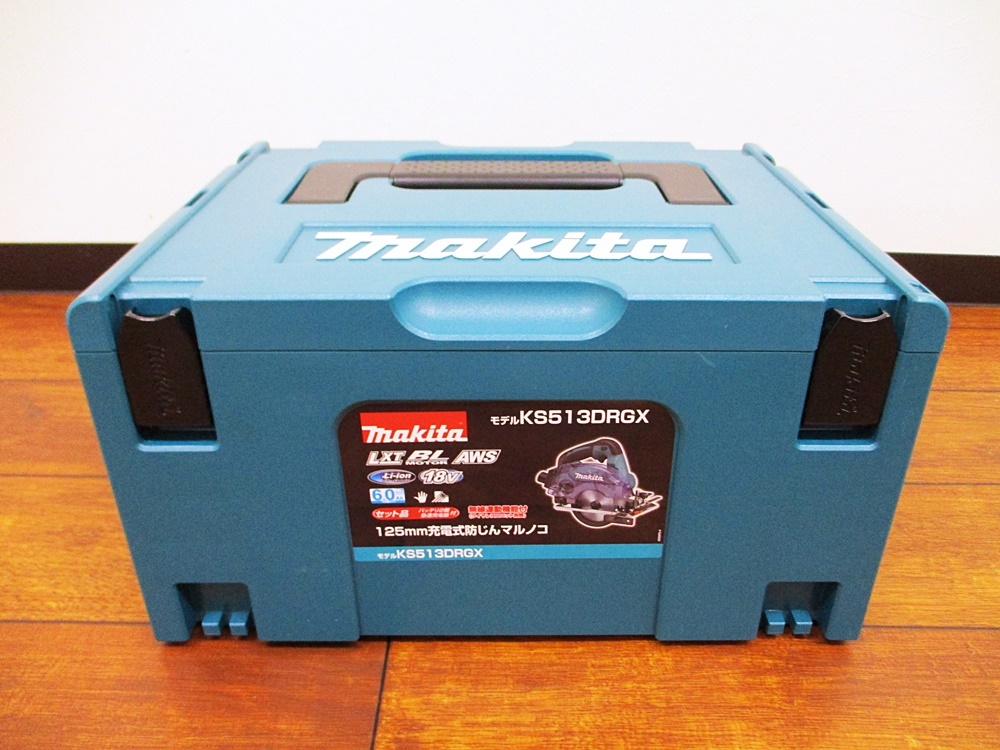 21-3717 未使用 マキタ KS513DRGX 125mm 充電式防塵マルノコ 18V 6.0Ah