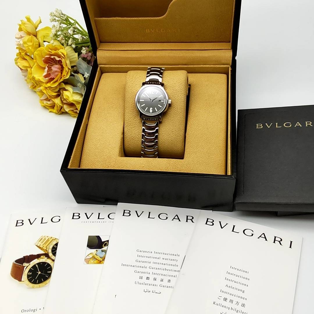 美品 ブルガリ BVLGARI ソロテンポ ST29S 電池交 磨き済 腕時計