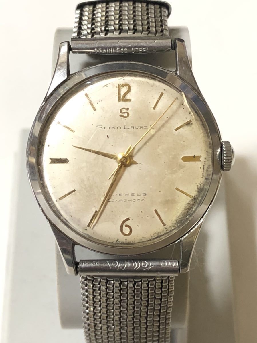 激安!腕時計のみの出品 SEIKO LAUREL DIASHOCK 17JEWELS 腕時計現状