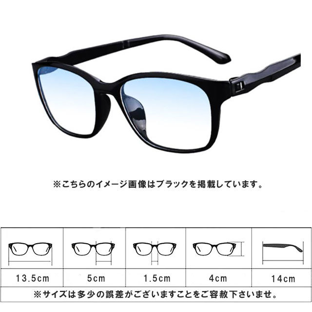 新品 訳あり アウトレット 老眼鏡 ブルーライトカット リーディンググラス シニアグラス メンズ レディース お洒落 ツヤ消 黒紺 +1.0 ×3個_画像8