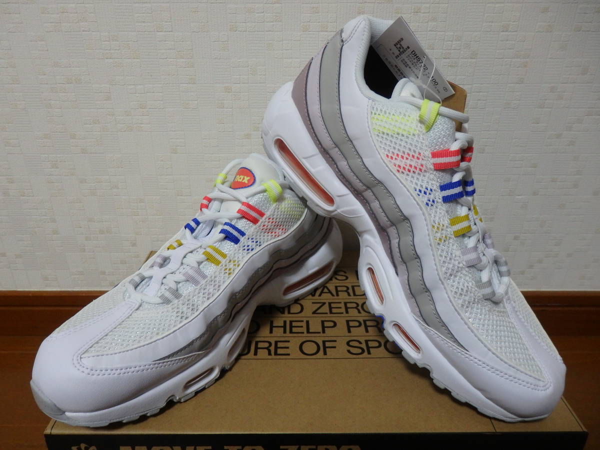 即決☆レア！限定！♪新品未使用 NIKE ナイキスニーカー エアマックス９５ WMNS AIR MAX '95 RECYCLED PACK リサイクル素材 27.0cmの画像7