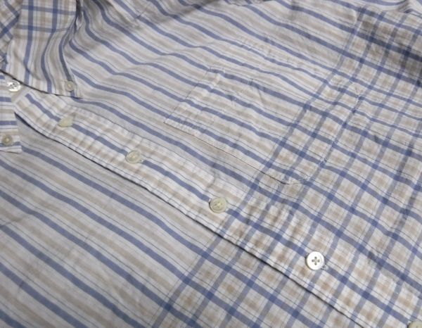 19SS Engineered Garments エンジニアードガーメンツ 19th BD Shirt Check / St. Seersucker シャツ M チェック/ストライプの画像4