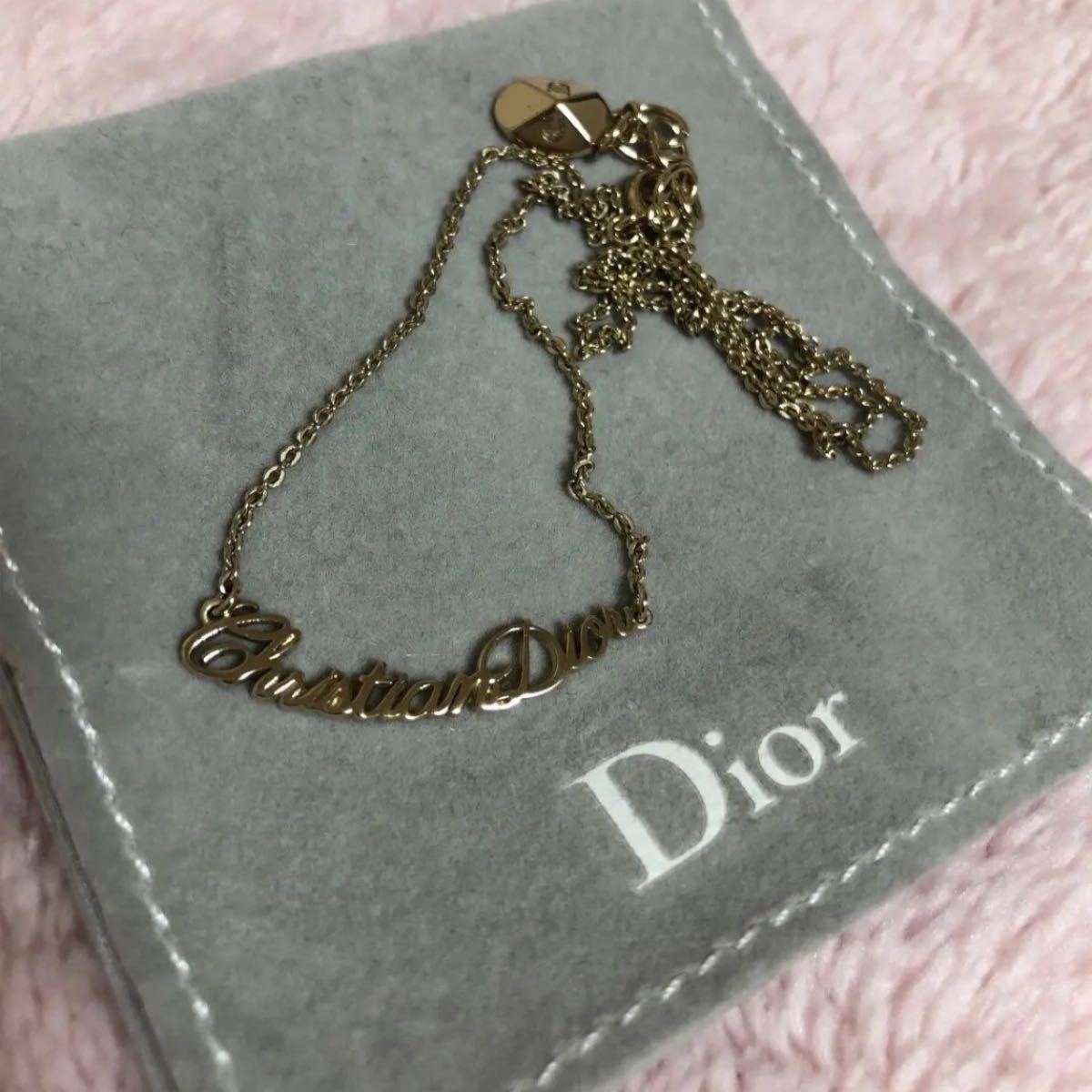 新品　クリスチャン・ディオール Dior ネックレス ロゴモチーフ