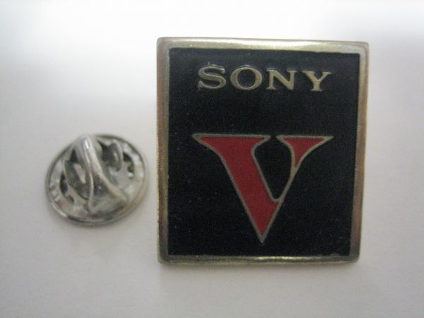 ピンバッジ ソニー　V　SONY_画像1