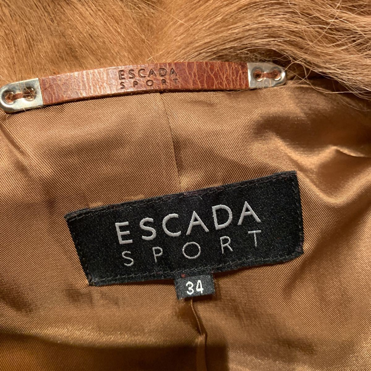  Escada s порт ESCADA SPORT меховое пальто 34 очень красивый товар 