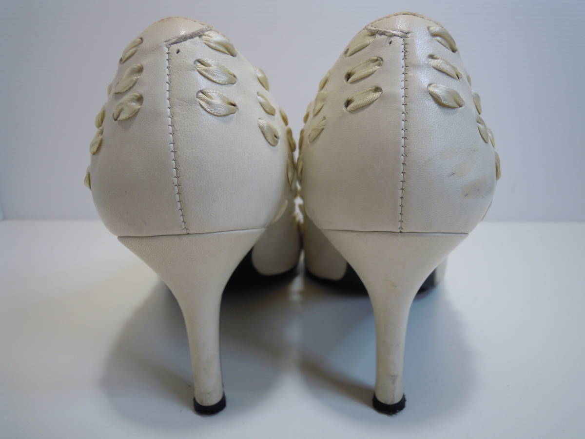 DIANA Diana лента стежок дизайн po Inte dotu туфли-лодочки размер 23.5cm сделано в Японии 