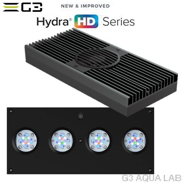 ランキングや新製品 Aqua ハイドラ フルスペクトルLED ブラック 64HD Hydra Illumination その他