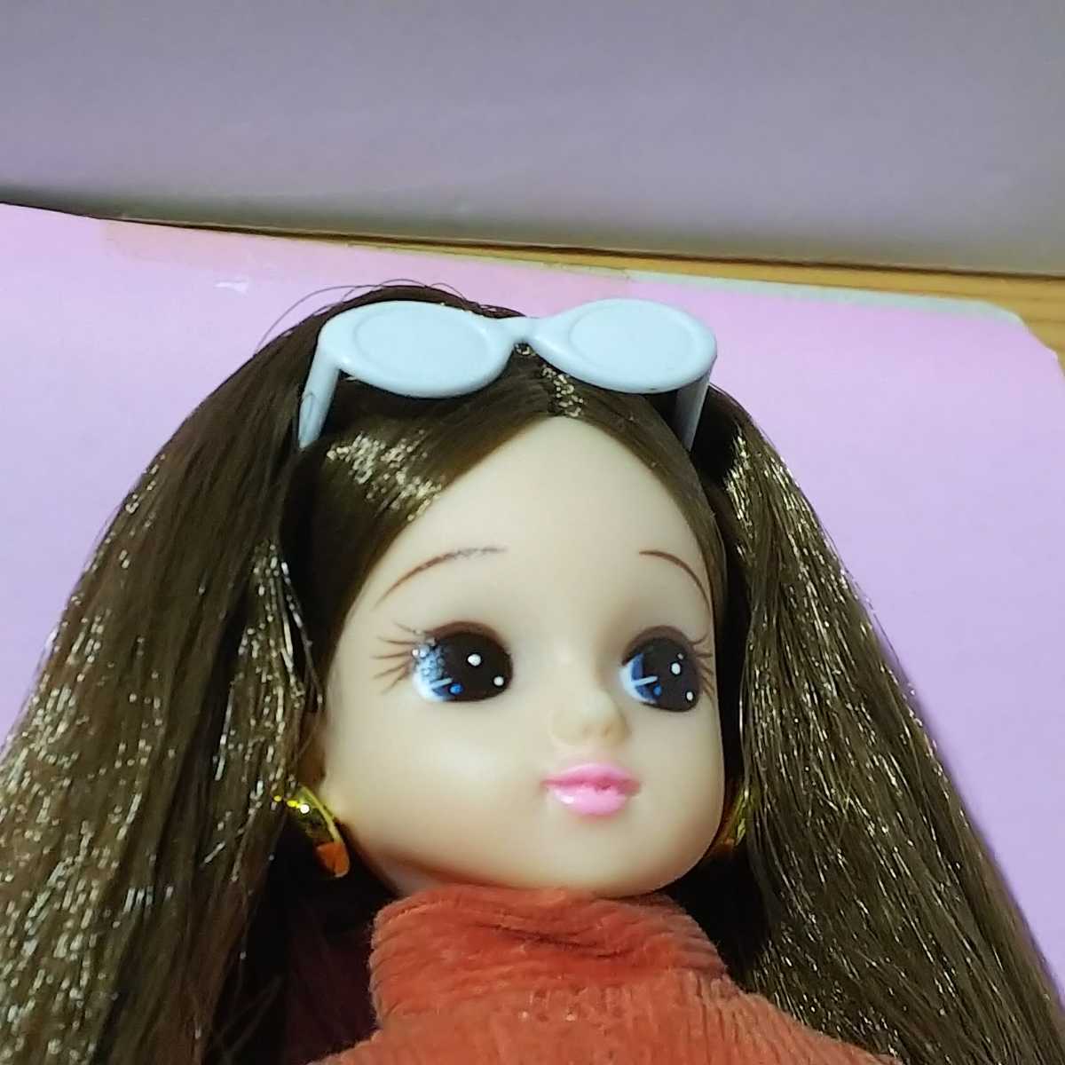 リカちゃん【リカちゃんキャッスル】ロングヘアー サングラス ピアス リカちゃん【リカちゃんキャッスル】ロングヘアー サングラス ピアス
