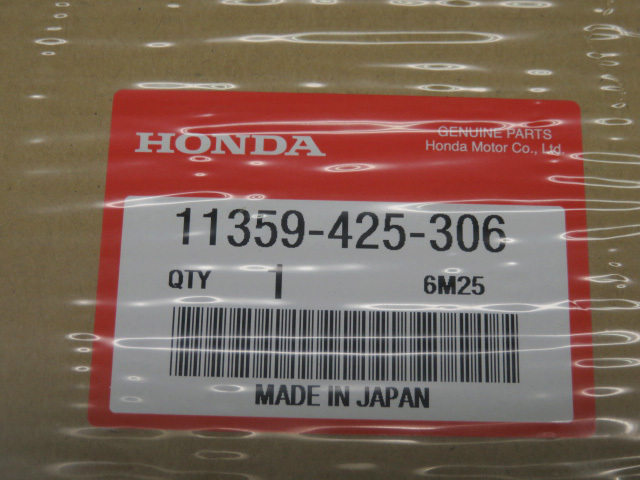 ♪ CB750F (RC04) 純正 オイルポンプカバーガスケット ポイントカバー エンジンカバー 11359-425-306 YT1802_画像2