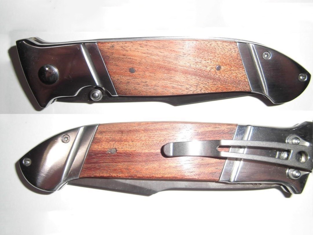 フォールディングナイフ 全長24cm 折畳ナイフ ステンレス  DIY サバイバル　新品