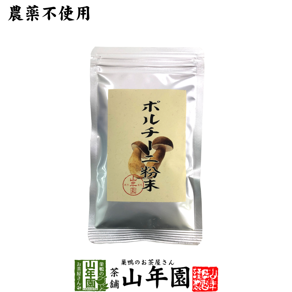 【本場イタリア産無農薬100%】 ポルチーニ茸の粉末 40g 送料無料_画像1