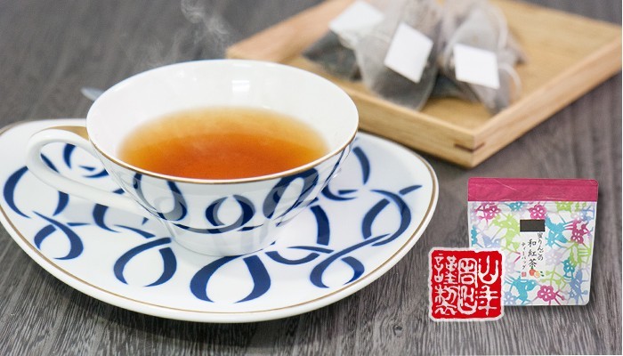 お茶 日本茶 紅茶 国産100% 蜜りんごの和紅茶 2g×5パック 送料無料_画像3