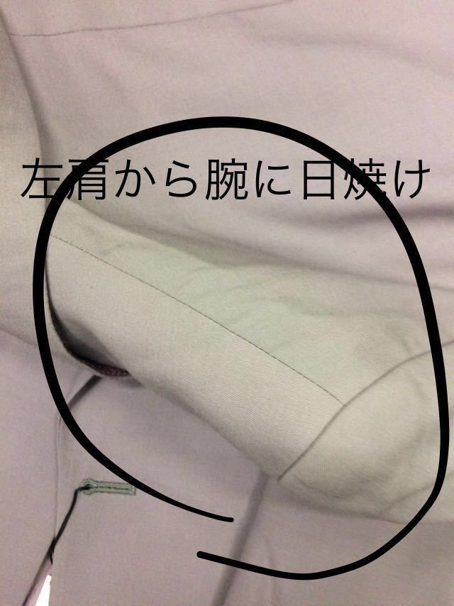 [B товар ] не использовался двойной 4.1. костюм размер M сделано в Японии необшитый на спине no- отдушина рукав .3 шт sepa имеется 2ta Crows пыль цвет * выгоревший на солнце участок есть 