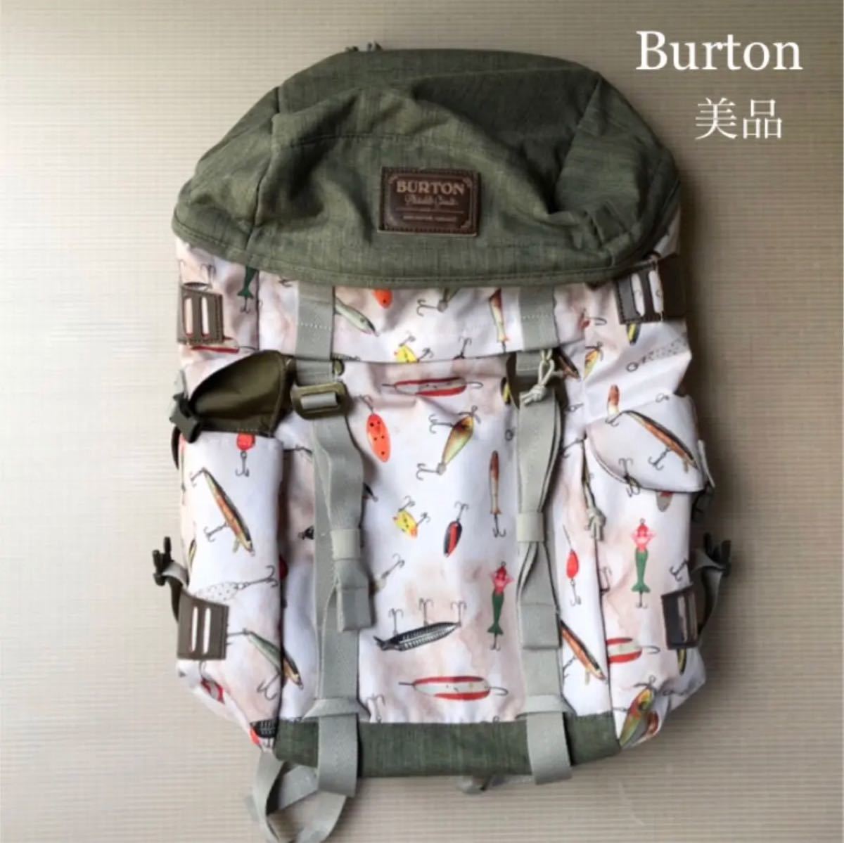 メール便無料】 Burton ルアーイラスト総柄バックパック kids-nurie.com