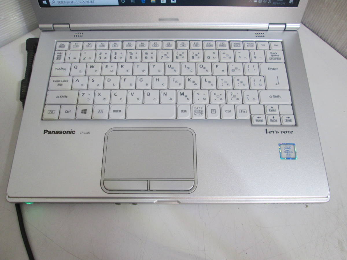 [211111-P1]美品★Panasonic Let's note CF-LX5PDEVS 14インチ/CPU i5-6300U 2.40-2.50GHz/メモリ4GB/SSD128GB/無線あり/Windows 10 Pro★