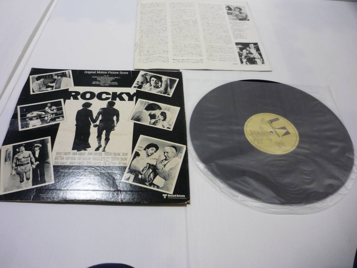 【送料無料】レコード 12インチ LP ROCKY ロッキー オリジナル サウンドトラック盤 FML-74_画像3