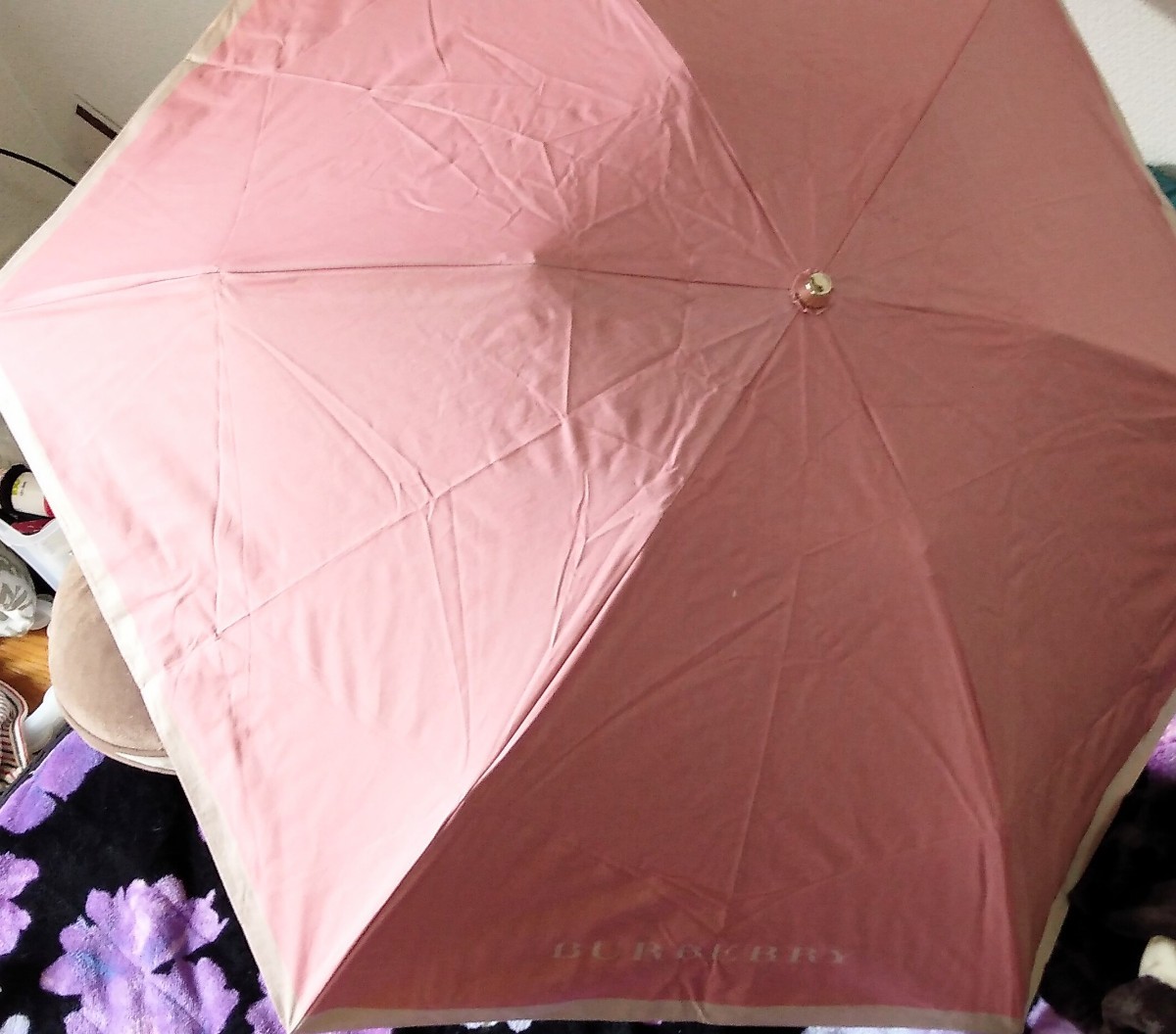 BURBERRY バーバリー 晴雨兼用傘 折りたたみ傘 未使用品♪ 状態良好♪ - clinicacampinas.com.br