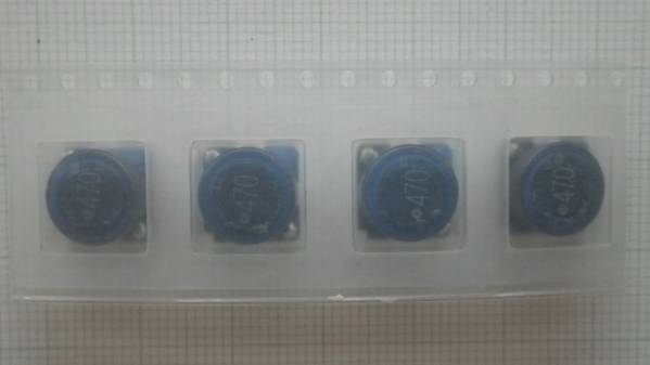 ＴＤＫ製　超小型　４７μH　１.４Ａ　パワーインダクタ　ＳＬＦ４５Ｔ－４７０Ｍ１Ｒ４　４個組　送料込_４個全体の画像例です。