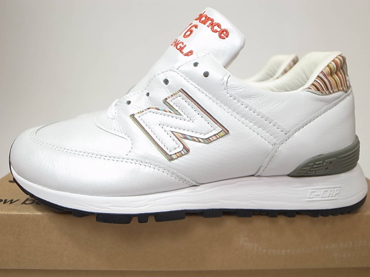 送料無料 即決】PAUL SMITH x NEW BALANCE UK製 W576PSW 23cm US6新品