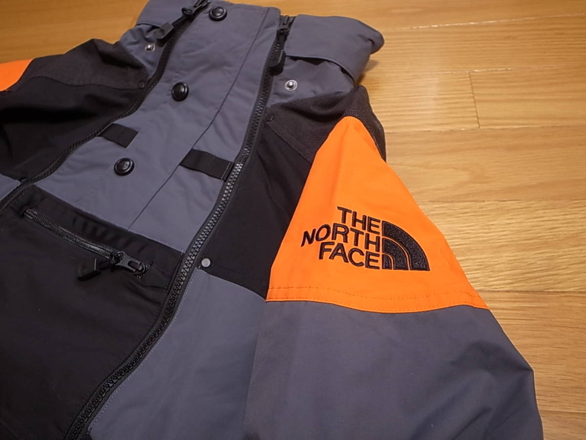 【送料無料 即決】 日本未発売 THE NORTH FACE x SIZE?別注 20周年記念STEEP TECH APOGEE JACKET S新品コラボ限定ブラックxグレーxオレンジ