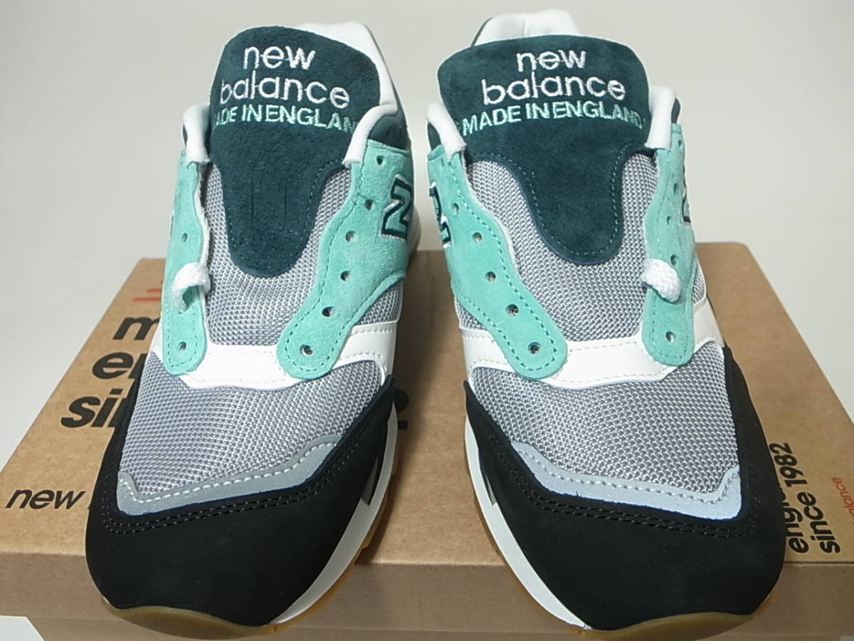 【送料無料 即決】海外限定 NEW BALANCE UK製 M1500LIB 24.5cm US6.5新品 Lava Ice Beach Pack 日本未発売 ブラックxティールxグレー英国製_画像5