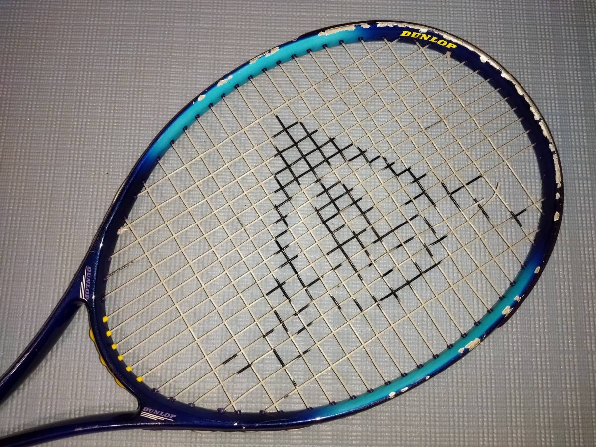 硬式 テニスラケット ダンロップ DUNLOP ジュニア ライト コンペ JUNIOR LITE COMP 子供用 中古 ガット切れ_画像3