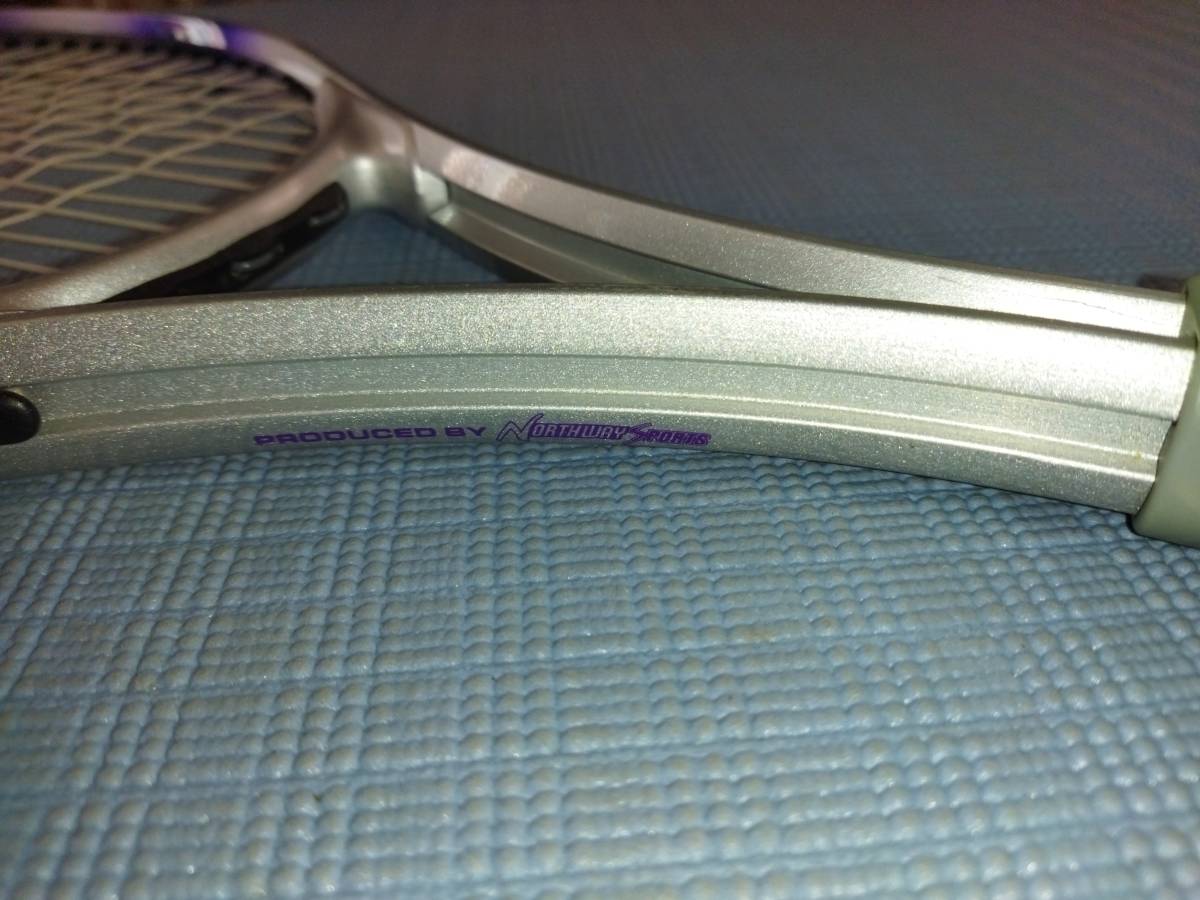 硬式 テニスラケット カワサキ エヌエスエックス Kawasaki NSX 31S グリップ 2 中古_画像4