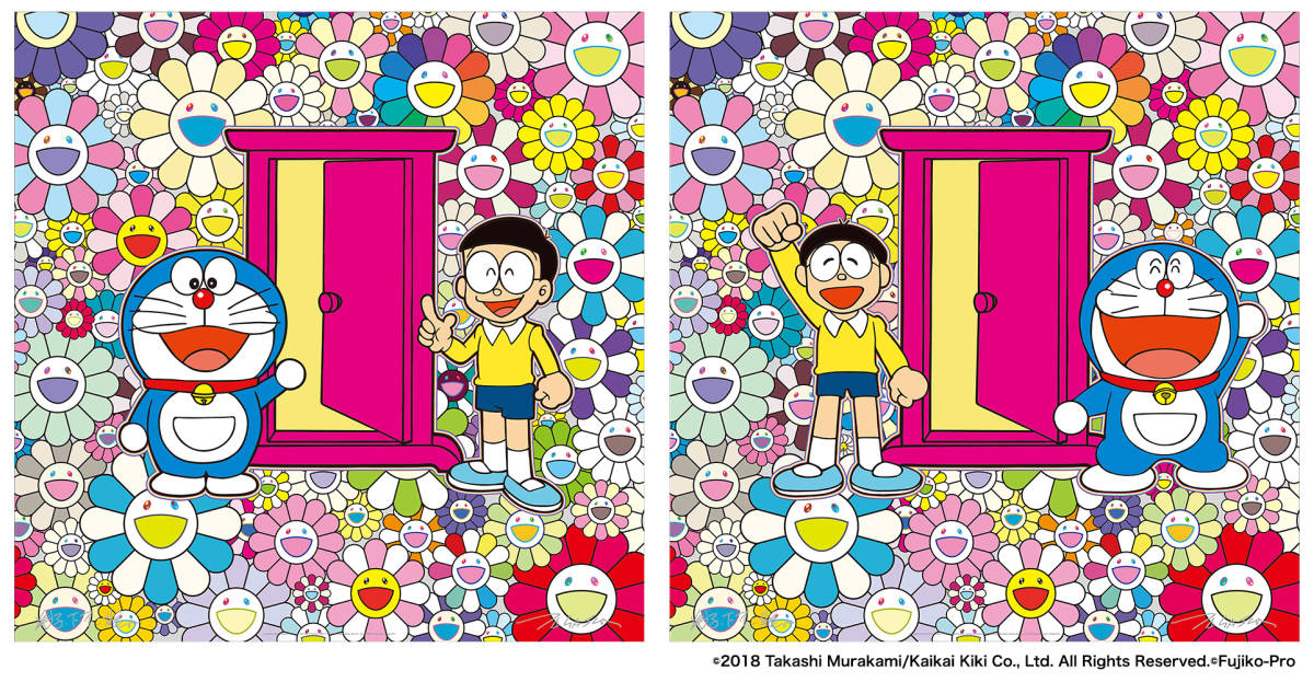 【真作保証】11枚セット 村上隆 x ドラえもん☆ ポスター ☆ 限定 1000枚 ☆ Takashi Murakami Edition Zingaro Poster お花_画像1