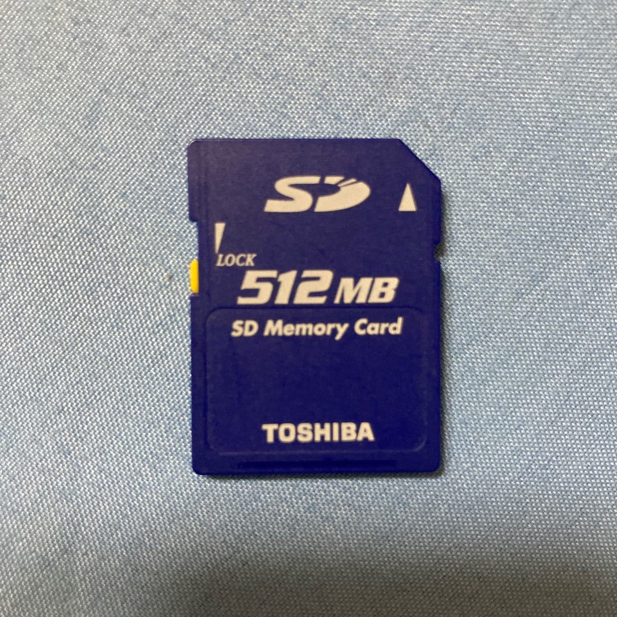 TOSHIBA SDメモリーカード 512MB