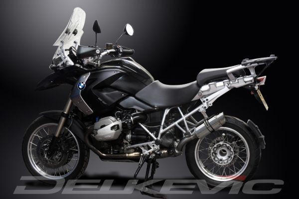 DELKEVIC スリップオンステンレスマフラー★BMW R1200GS 2010-2013 200mm KIT02GB_画像3