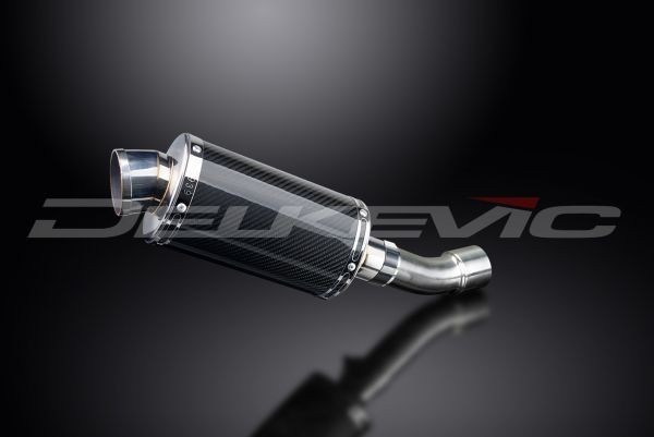 DELKEVIC スリップオンカーボンオーバルマフラー★DUCATI DIAVEL 2011-2016 225mm KIT03CT