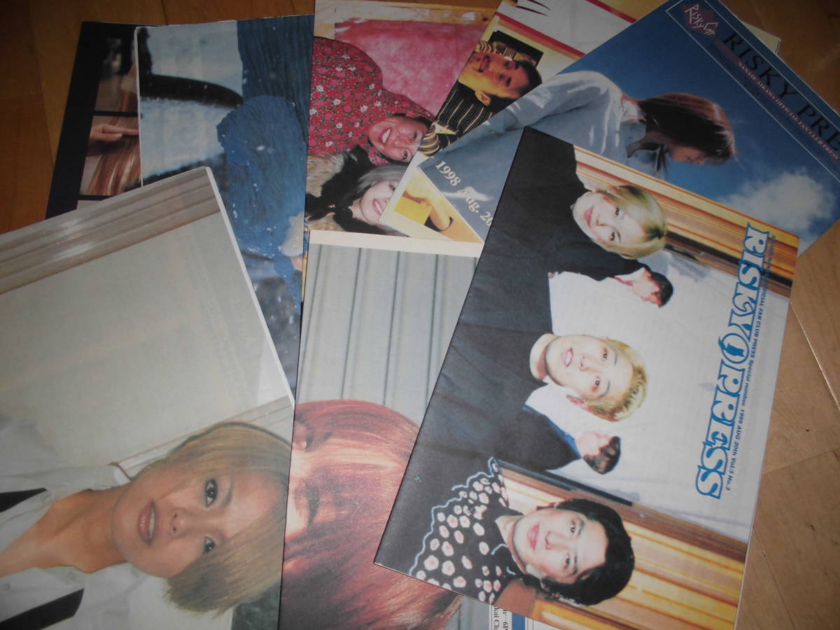 相川七瀬//ファンクラブ会報//RISKY PRESS//8冊セット！//1998 vol.2 No.2～No.4 1999 vol.3 No.1～No.4 2000 vol.4 No.1