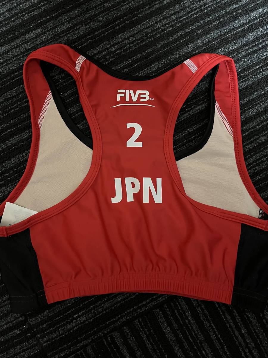 支給品 ビーチバレー 女子 日本代表 選手 実用品 ユニフォーム 支給品 ビーチバレー 女子 日本代表 選手 実用品 ユニフォーム