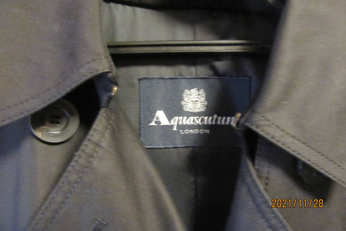 美品　アクアスキュータム AQUASCUTUM Aqua5　トレンチ　コート_画像2