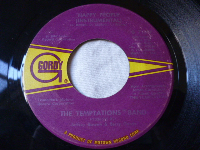 The Temptations / Happy People 名盤　7インチシングル FUNK SOUL DISCO 試聴_画像2