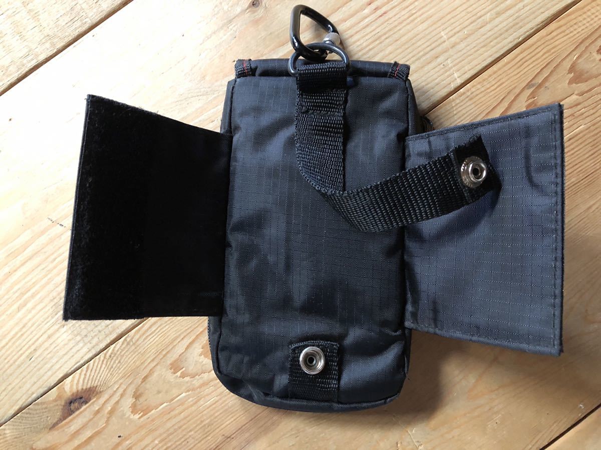 バイオハザード3 BIOHAZARD3 ウエストポーチ ショルダーバッグ スマホ小物ホルダーアイコスたばこタバコ小銭入れ財布 作業等カラビナ付iQOS_画像8