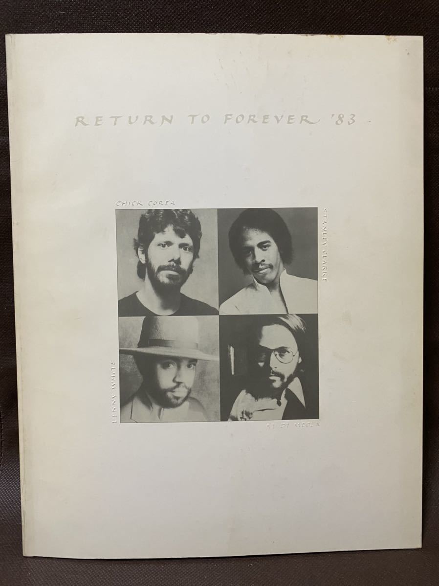 [ rare goods ] Return To Forever \'83 R.T.F. day concert pamphlet сhick *ko rear Stanley * Clarke aru*ti*me Ora 