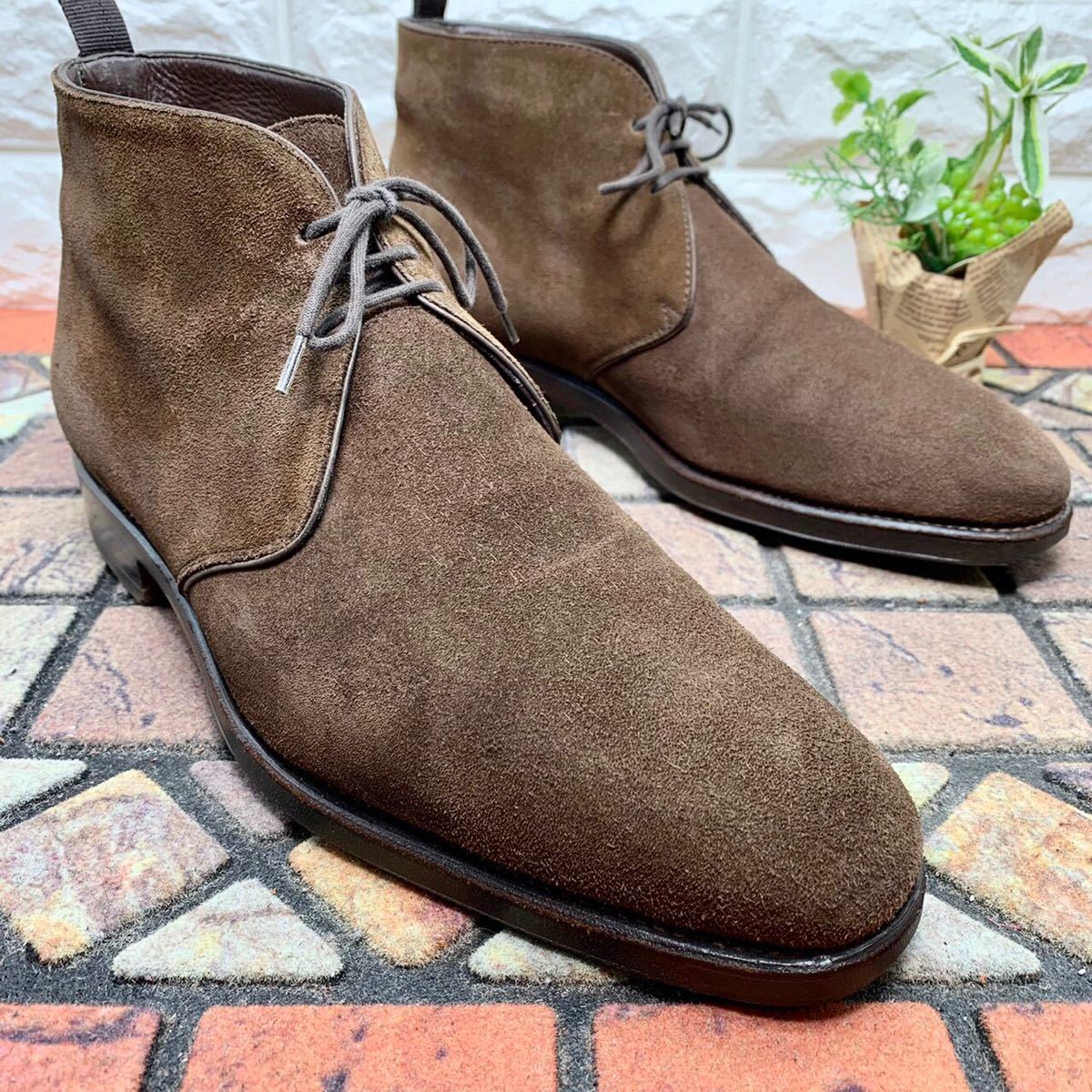 CARMINA×MEERMIN カルミナ メルミン チャッカブーツ スエード 靴